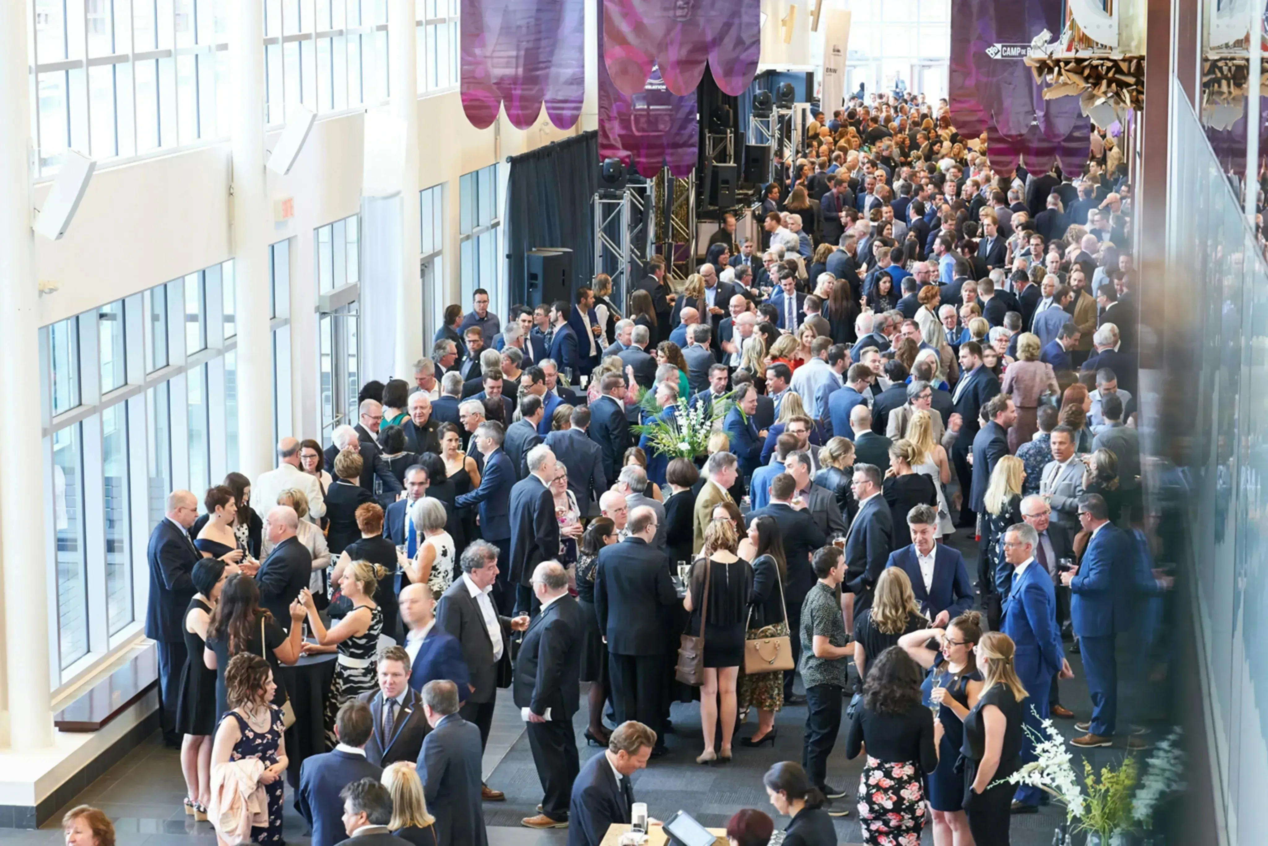 Multifamily industry professionals at a conference